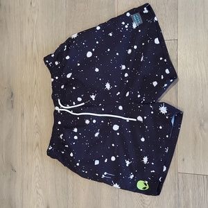 Island Haze Vintage Coastal Apperal Swim Trunks